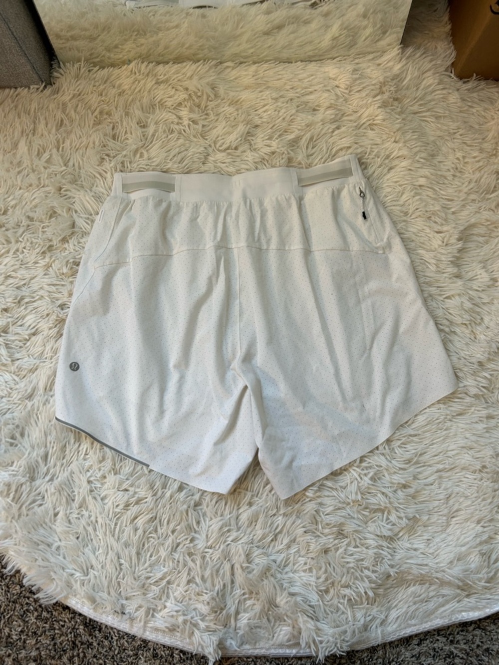 lululemon athletica White Athletic Shorts